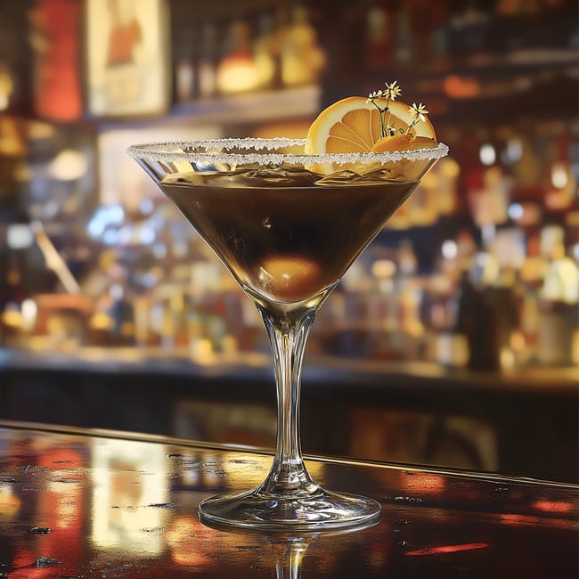 Midnight Glamour Martini