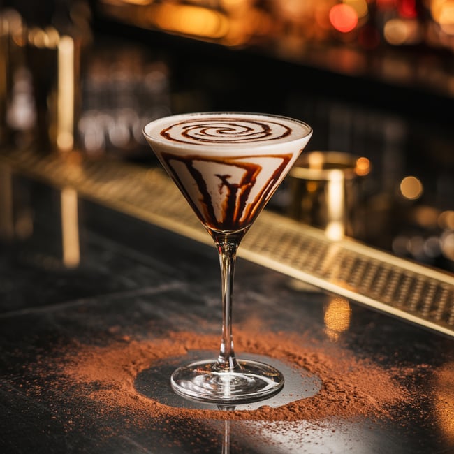 Midnight Island Martini