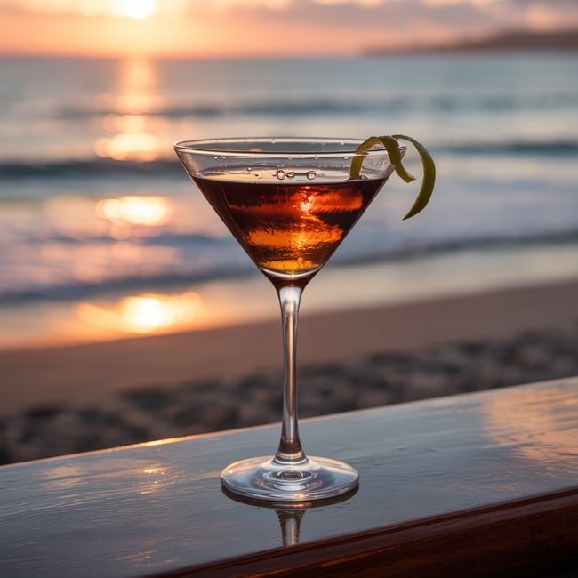 Bitter Velvet Martini