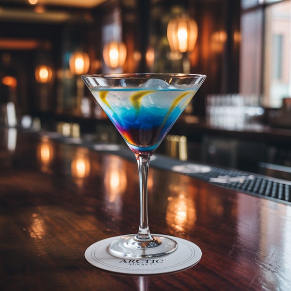 Arctic Sunset Martini