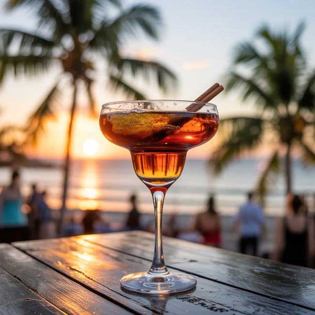 Sunset Espresso Fizz