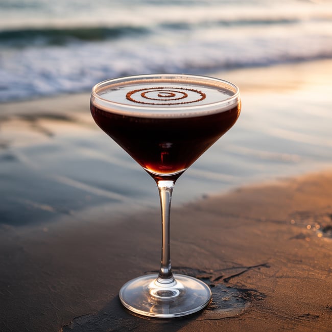 Velvet Ebony Martini