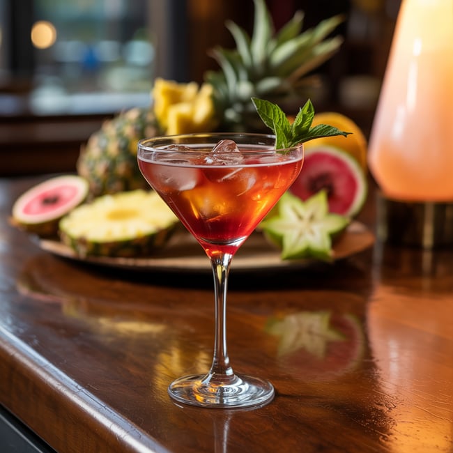 Tropical Twilight Tini