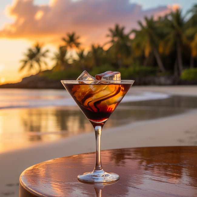 Sunset Roast Martini