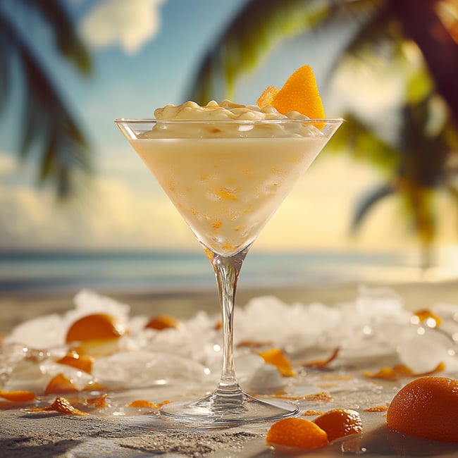 Creamy Sunrise Martini