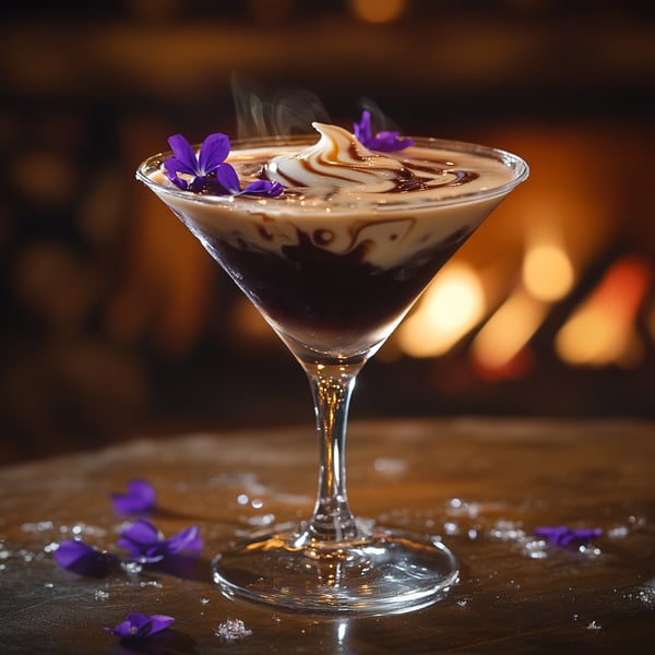 Moonlit Velvet Martini