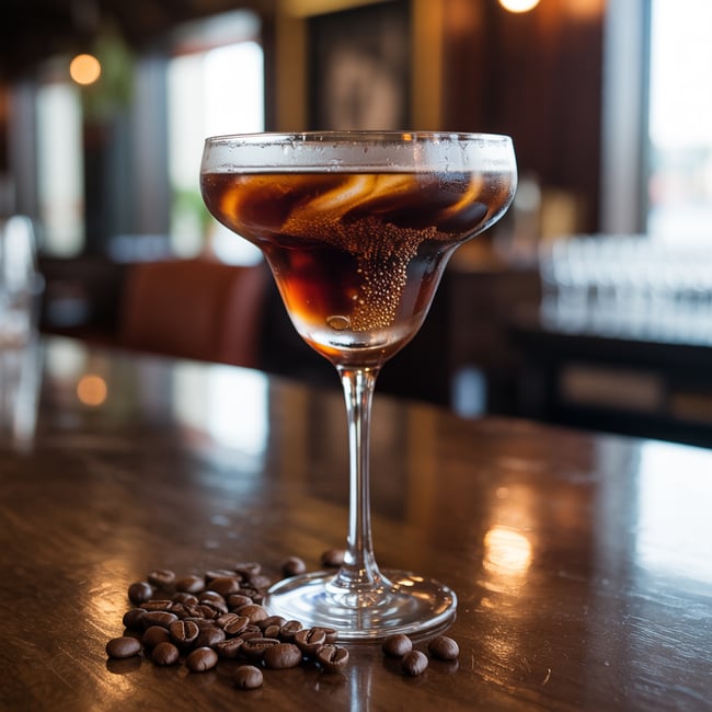 Espresso Twist Martini