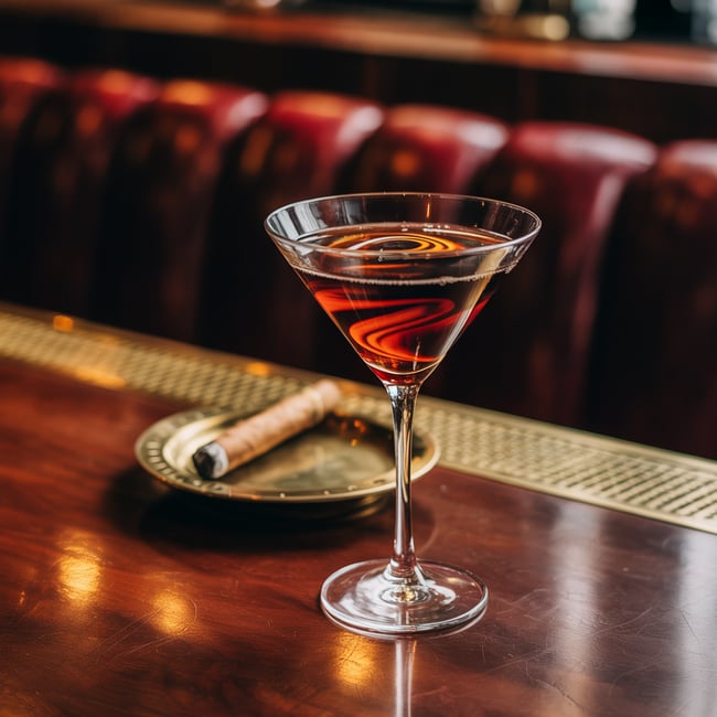 Bitter Velvet Carajillo Martini