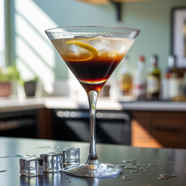 Vodka Java Sour Brunch Martini