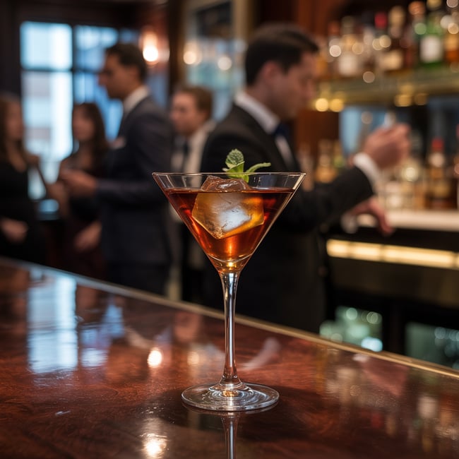 Amber Fusion Martini