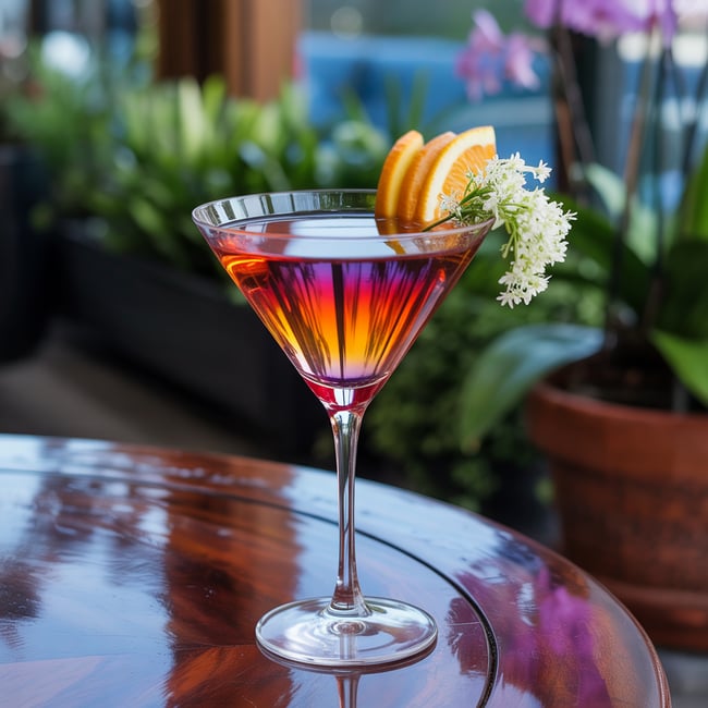 Sunset Elixir Martini