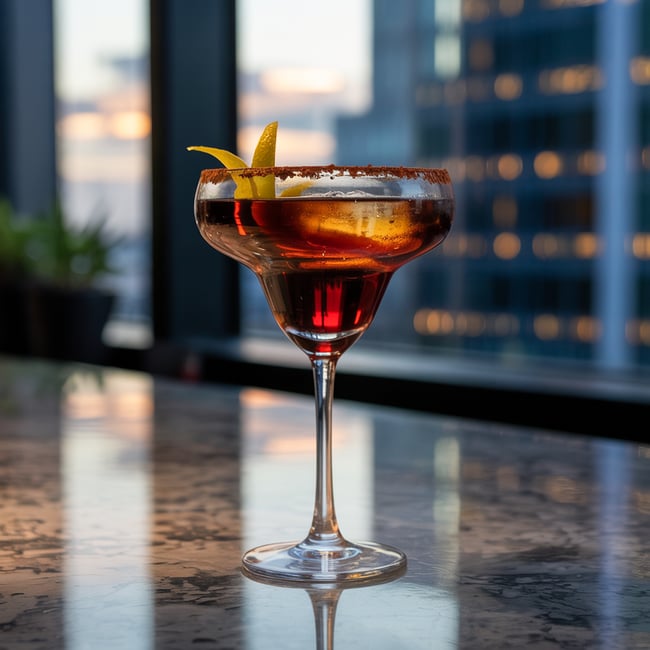 Bitter Moonlight Martini