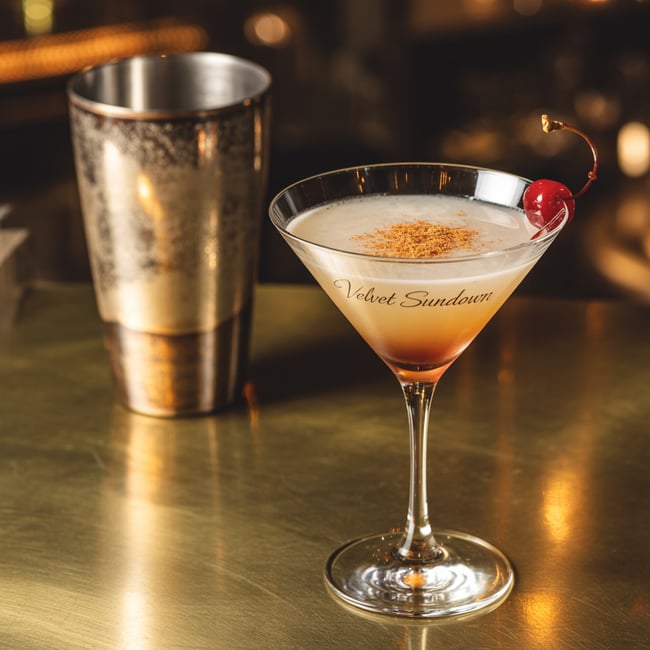 Velvet Sundown Martini
