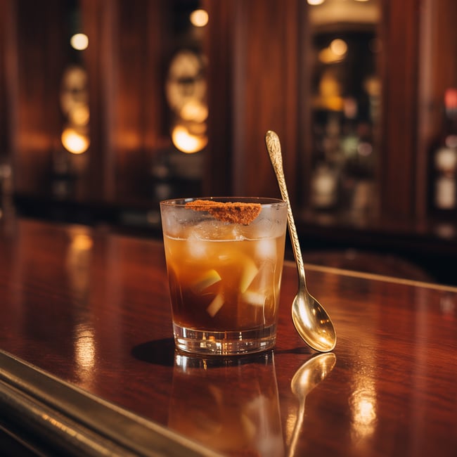 Tropical Carajillo Martini
