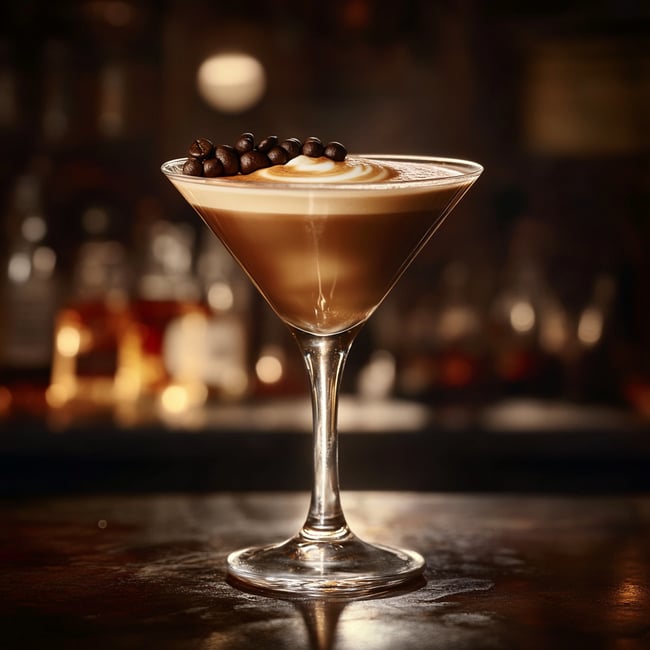 Springtime Nightcap Martini