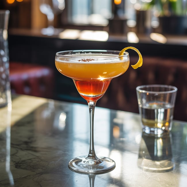 Sundown Sour Martini