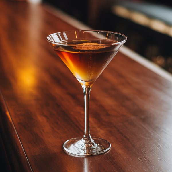 Golden Dusk Martini