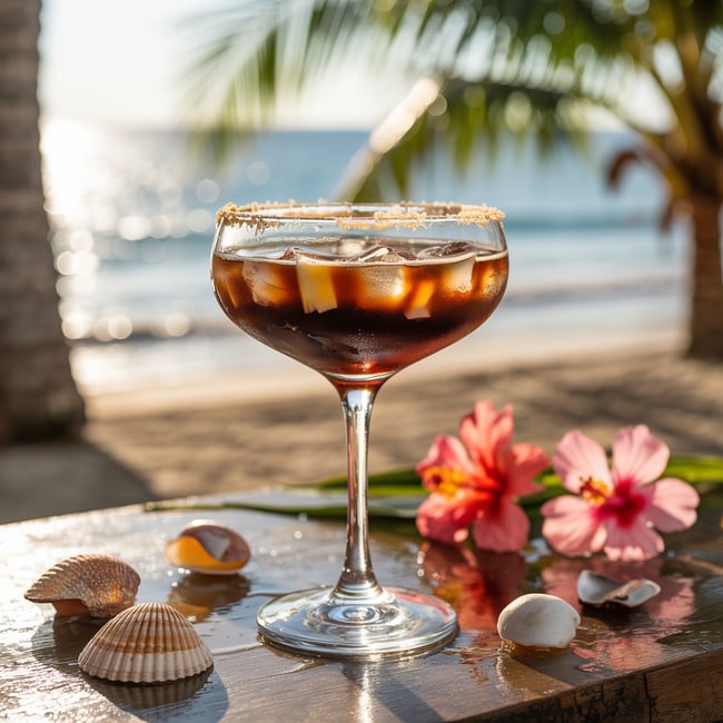 Tropical Morning Buzz Martini
