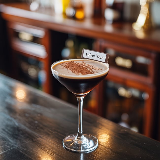 Velvet Noir Martini