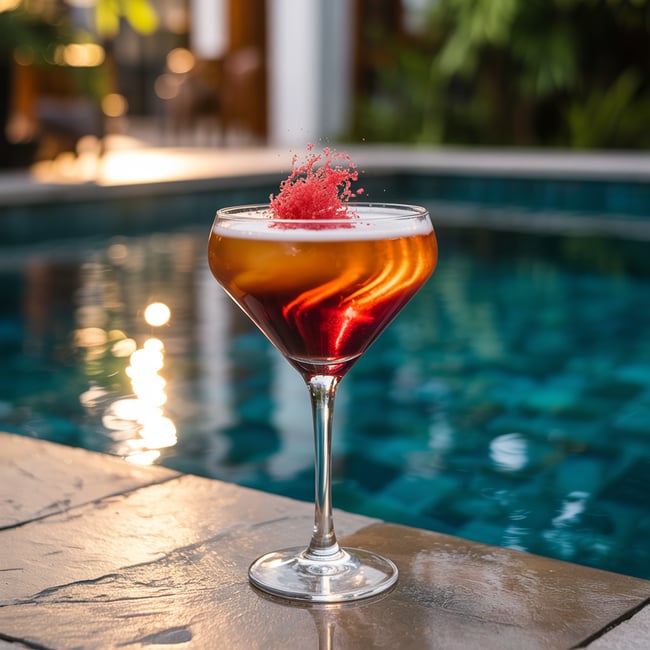Sunset Embers Martini