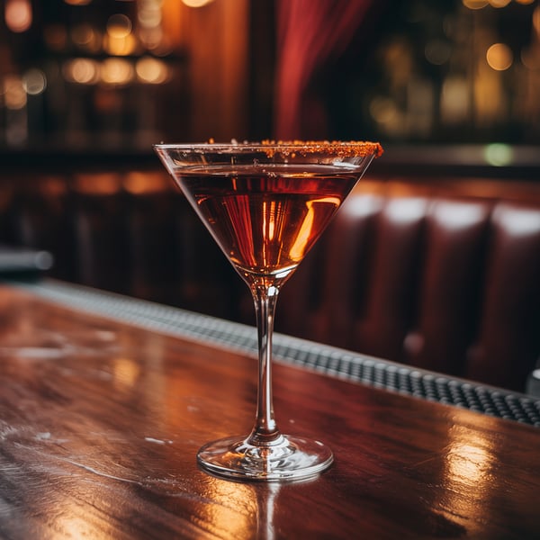 Viper's Ember Martini