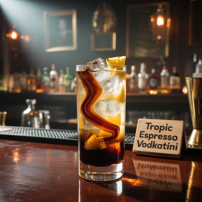 Tropic Espresso Vodkatini