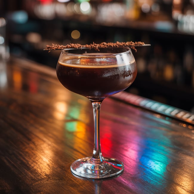 Midnight Blizzard Martini