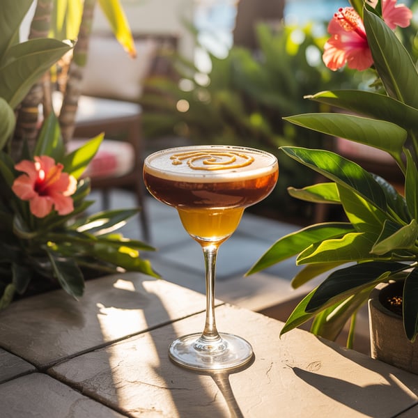 Tropical Sunrise Espresso Martini