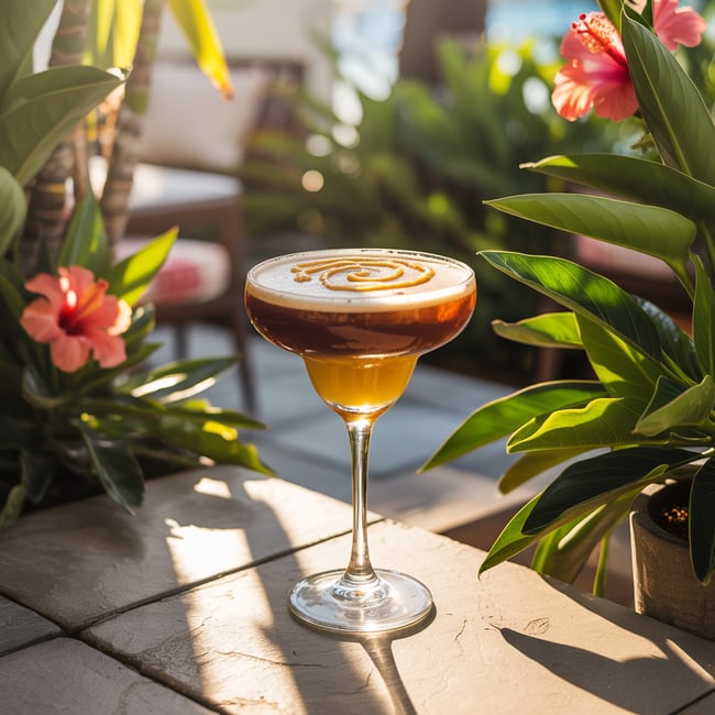 Tropical Sunrise Espresso Martini