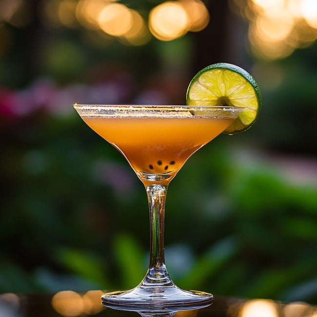 Autumnal Dawn Martini