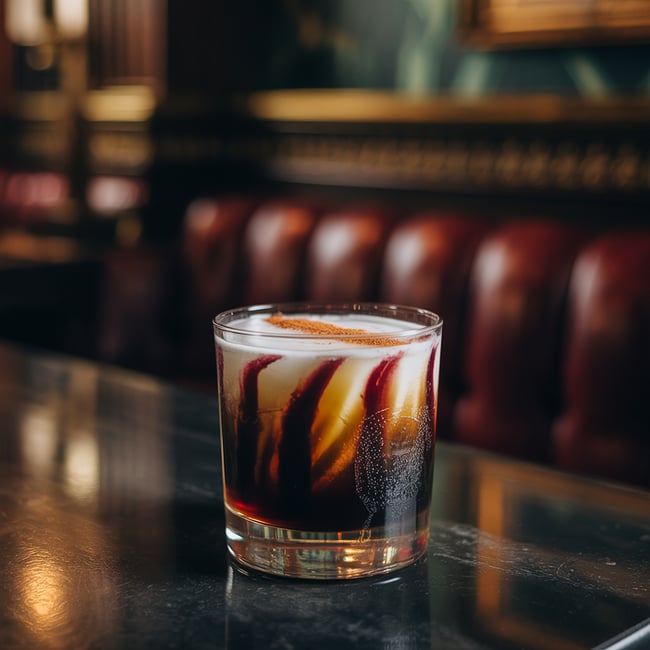 Tropical Blackout Martini