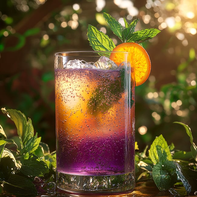 Violet Sunset Spritz
