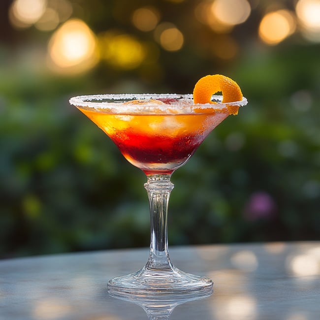 Bitter Valencia Martini