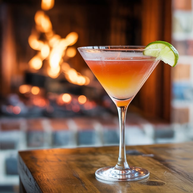 Palm Sunrise Martini