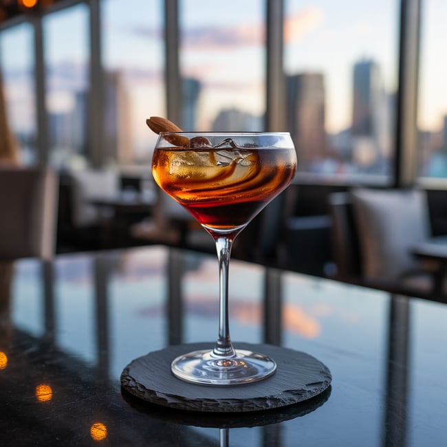 Volcanic Sunset Martini