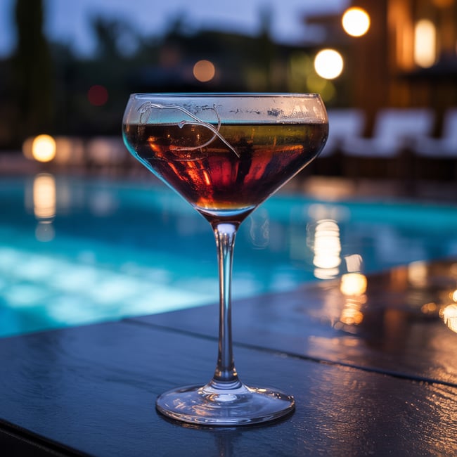 Midnight Frostbite Martini