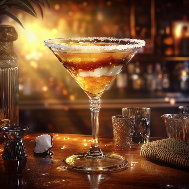 Tropic Blaze Martini