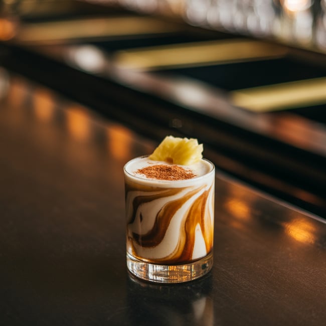 Midnight Tropical Swirl
